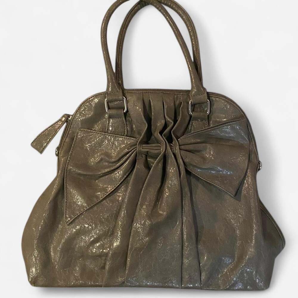 Sparkly Shoulder Bag With Bow